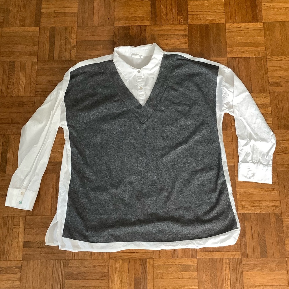 Fleece and cotton top: Simple by Suzanne Betro